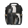 Diaper Backpack — Black Marble Multifunctional Baby Bag