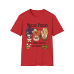 Hocus Pocus Coffee Tee — Cute Witch Sisters Halloween T‑Shirt