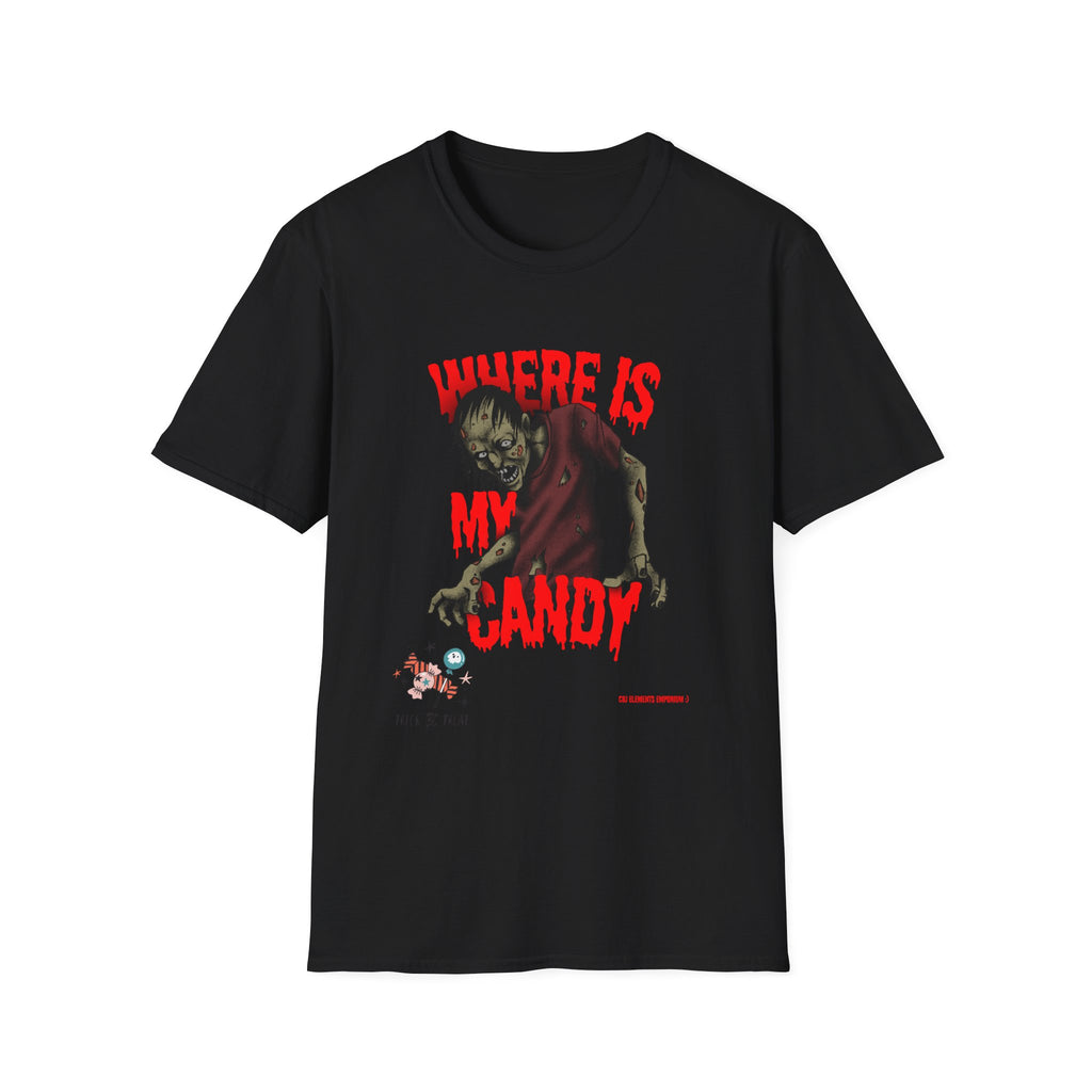 Trick or Treat to My Candy? Zombie Halloween Tee
