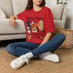 Hocus Pocus Coffee Tee — Cute Witch Sisters Halloween T‑Shirt