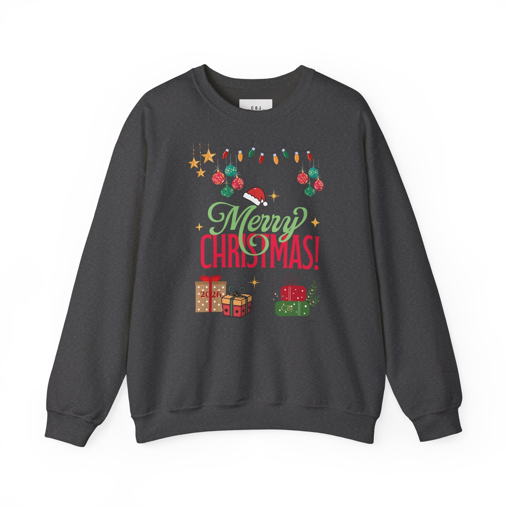 Merry Christmas Crewneck Sweatshirt — Festive Holiday Gift Sweater