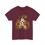 Cowgirl Ghost Halloween Tee — Fall Sunflower Pumpkin Costume Shirt