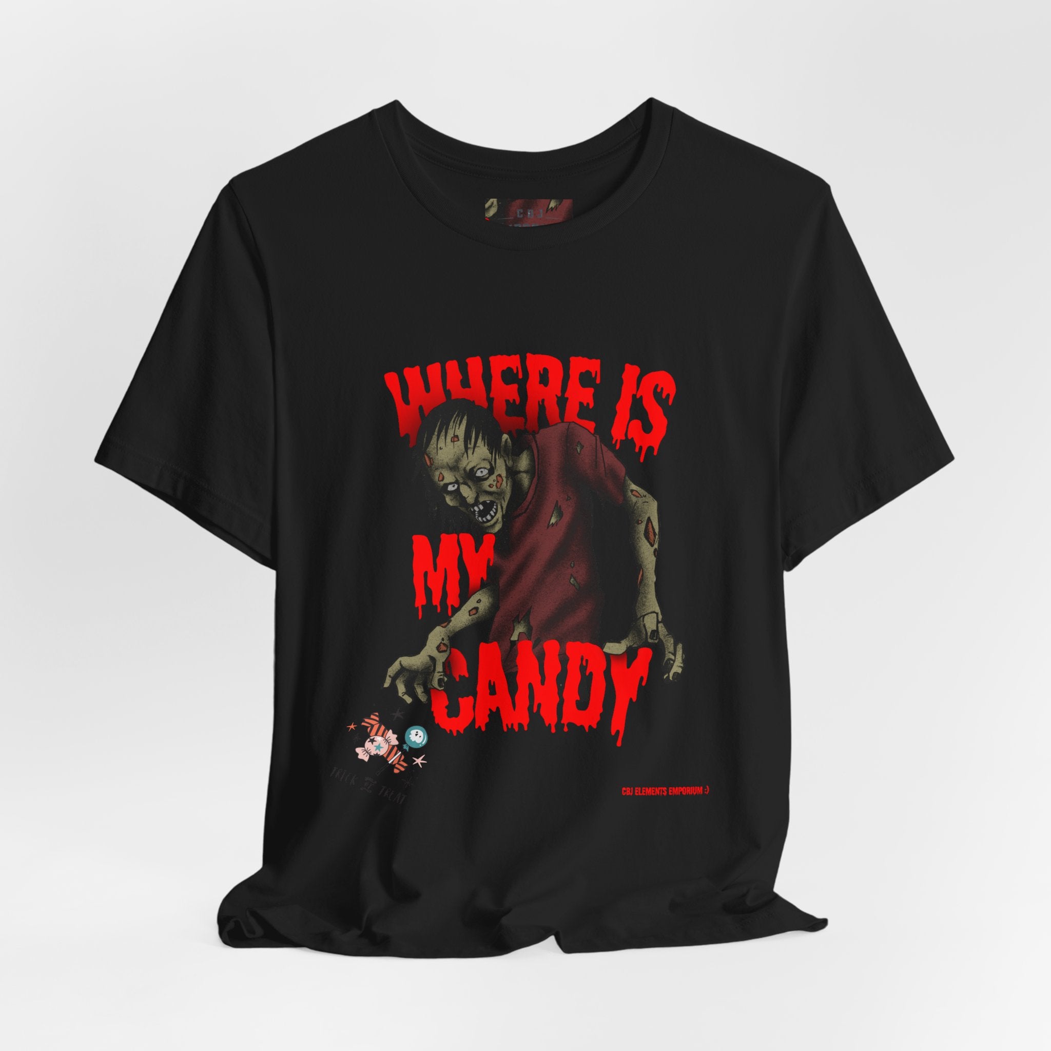Where Is My Candy? Zombie Halloween Tee