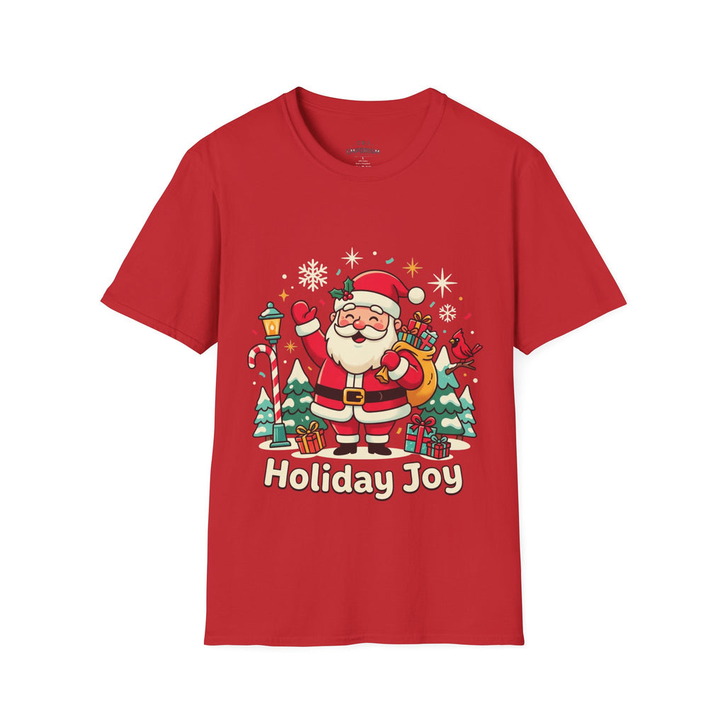 Adult Holiday Joy Christmas Softstyle T-Shirt