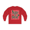 Merry and Bright Ultra Cotton Long Sleeve Tee