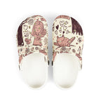 Kids Floral Fantasy Foam Clogs — Cute Princess & Animal All-Over Print