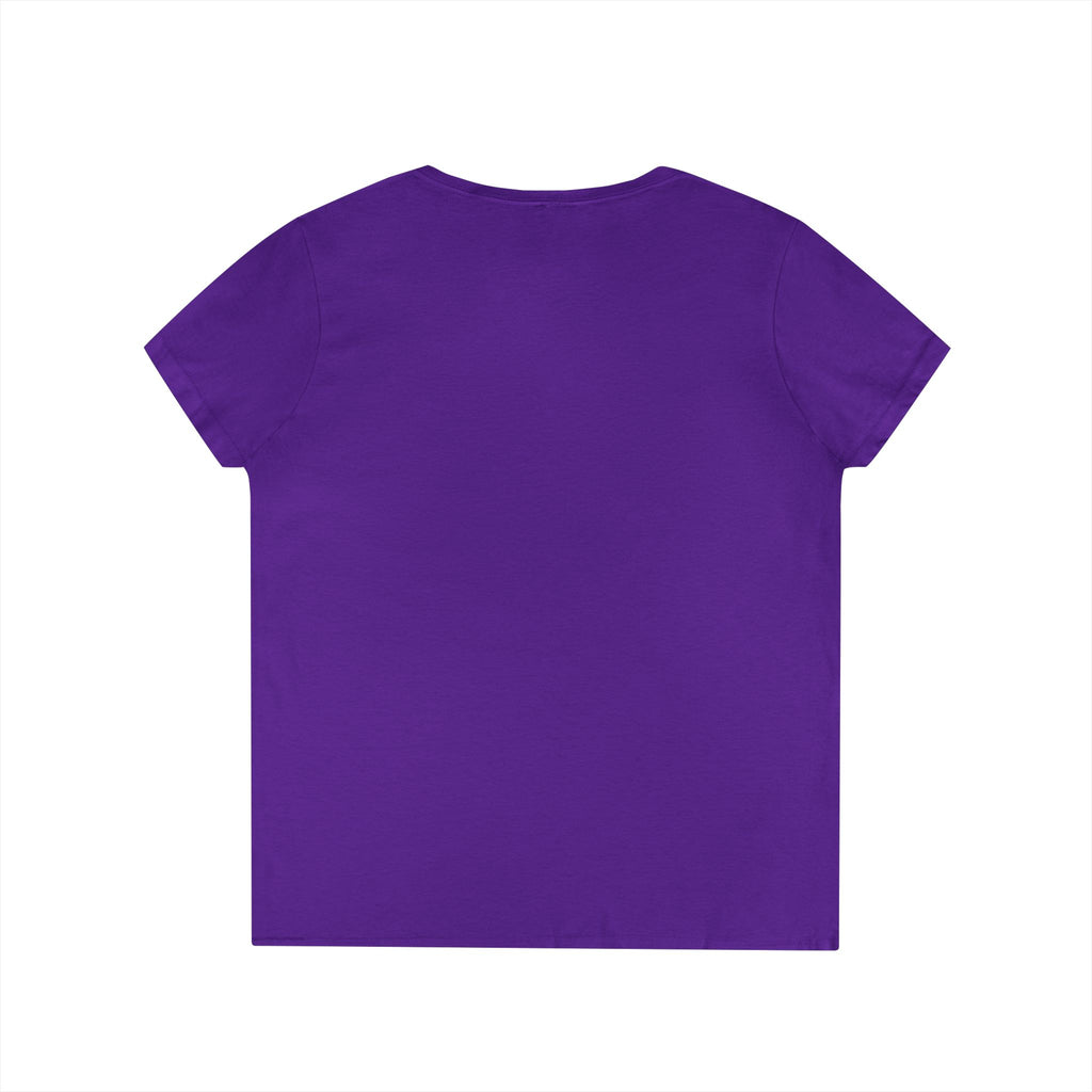 Halloween Coffee T‑Shirt — “Hocus Pocus I Need Coffee to Focus” Ladies' V‑Neck