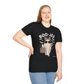 Boo Jee Ghost Tee — Cute Leopard Ghost Graphic T-Shirt for Fall & Halloween