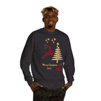 Christmas Reindeer Crewneck Sweatshirt - "Merry Christmas 2020" Holiday Sweater
