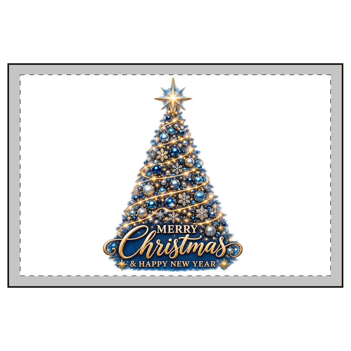 Merry Christmas & Happy New Year 2-Piece Candle Set