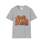 Leapard Heart pumkin scarf fall-Peace Love