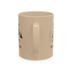 Xmas Cat in lights - Coffee Cup