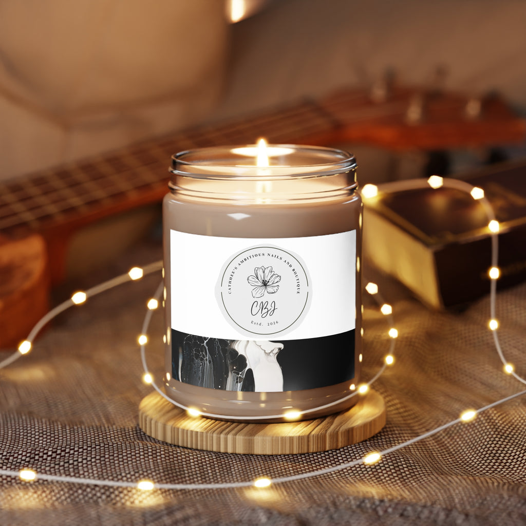 Scented Soy Candles with White Lid, 9oz