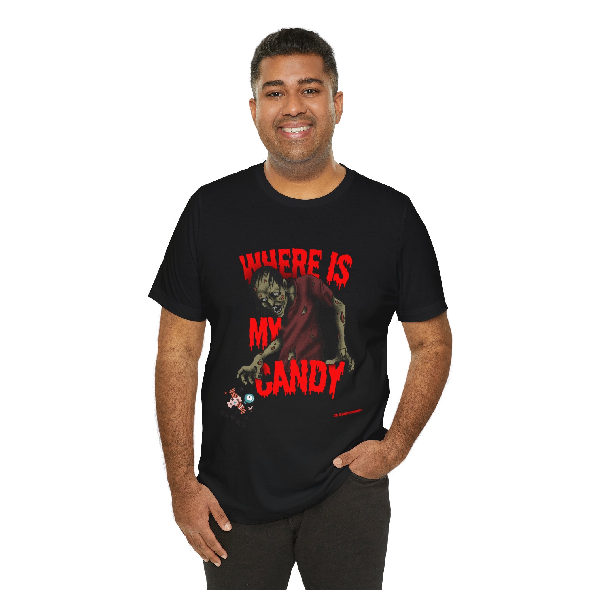 Where Is My Candy? Zombie Halloween Tee
