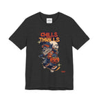 Chills and Thrills Skateboard Halloween T‑Shirt