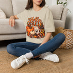 Hello Fall T-Shirt – Autumn Pumpkin Coffee Graphic Tee