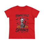 Pawsitively Spooky Cat Tee — Halloween Skeleton Kitten Shirt