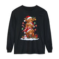 Christmas Highland Cow Stack Long Sleeve Tee