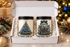 Merry Christmas & Happy New Year 2-Piece Candle Set