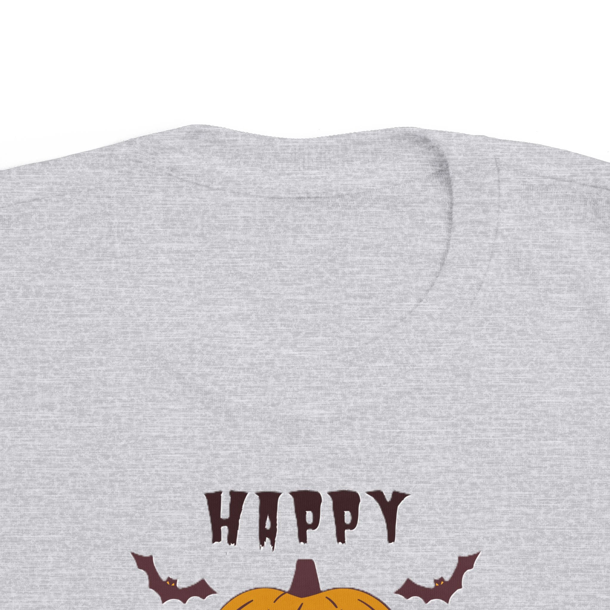 Toddler Halloween T‑Shirt — 'Happy Halloween' Smiling Jack‑O'-Lantern Tee