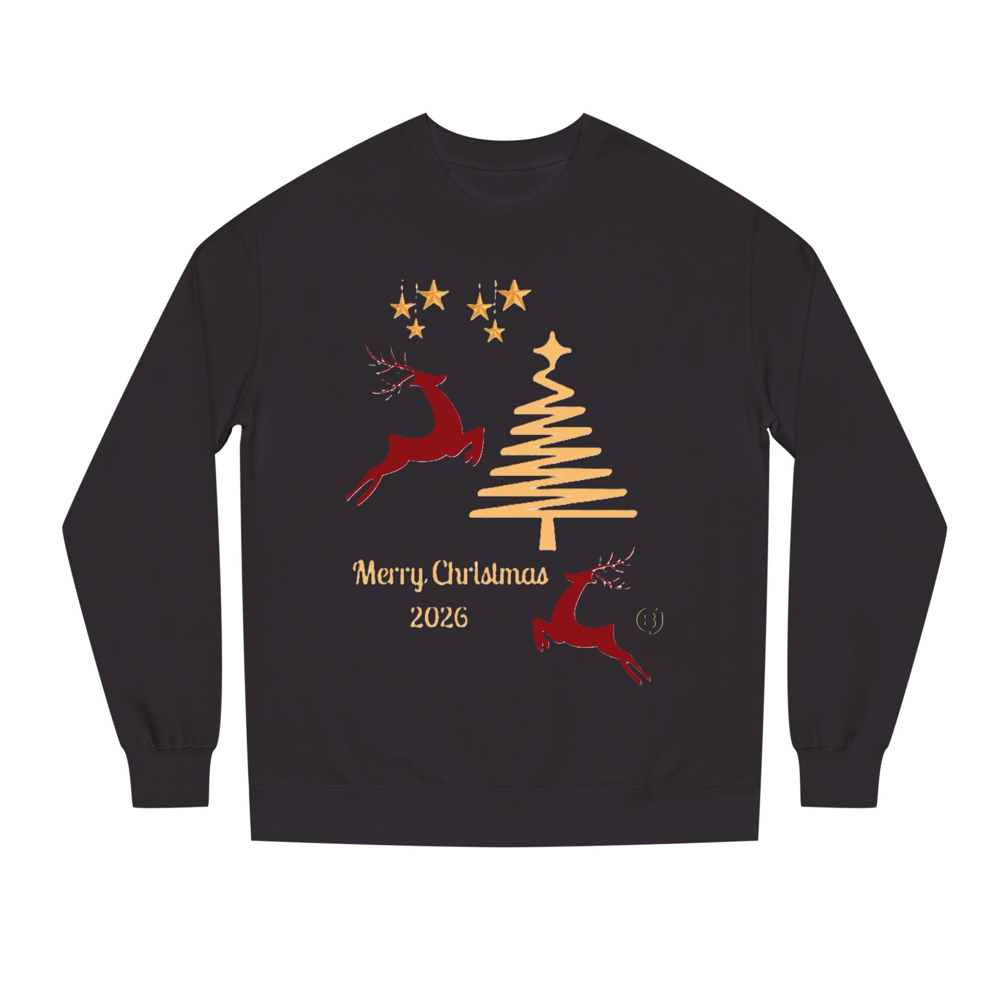 Christmas Reindeer Crewneck Sweatshirt - "Merry Christmas 2020" Holiday Sweater