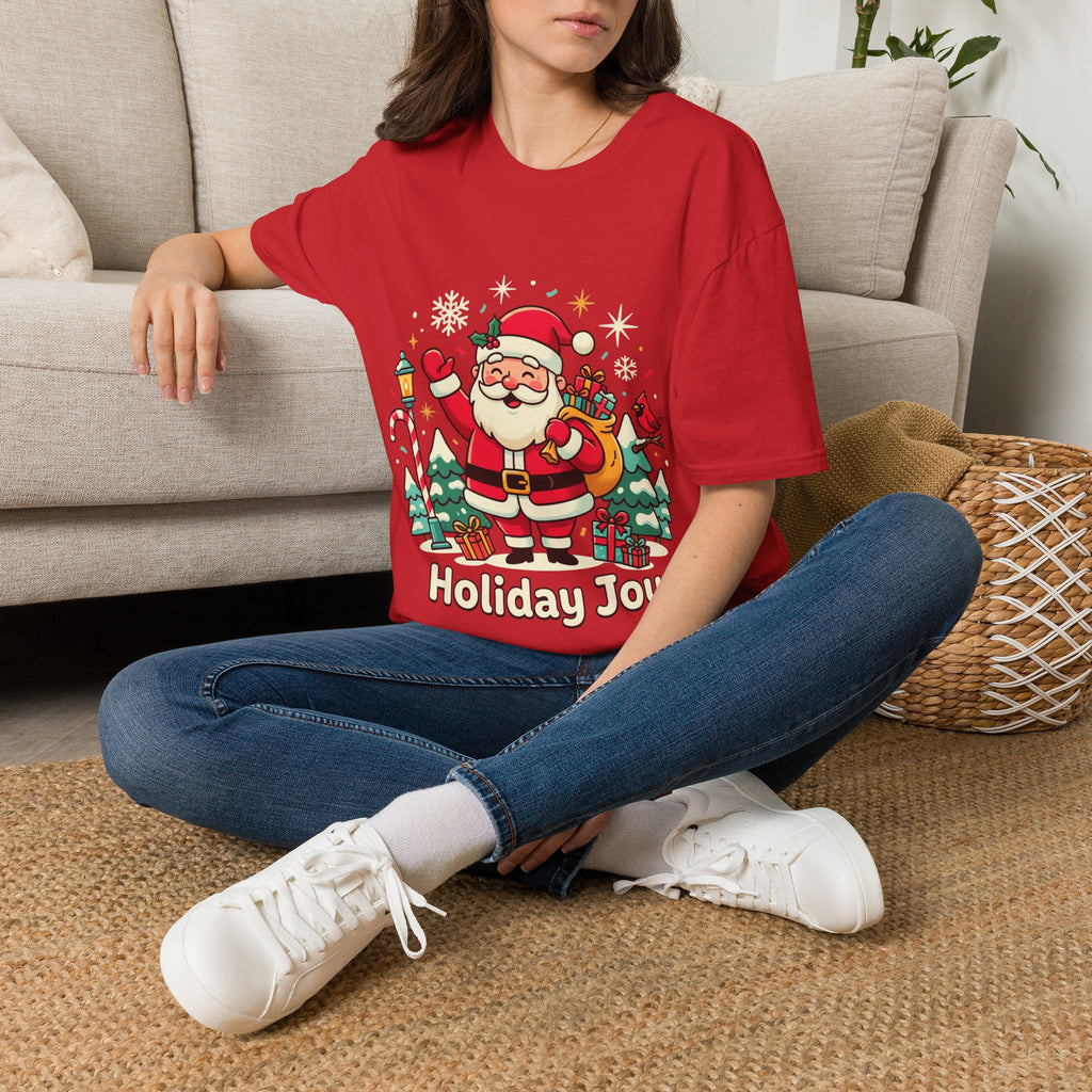 Adult Holiday Joy Christmas Softstyle T-Shirt