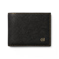 Slim Bi-Fold Wallet — Leather Flip Card Holder, Minimalist Everyday Wallet
