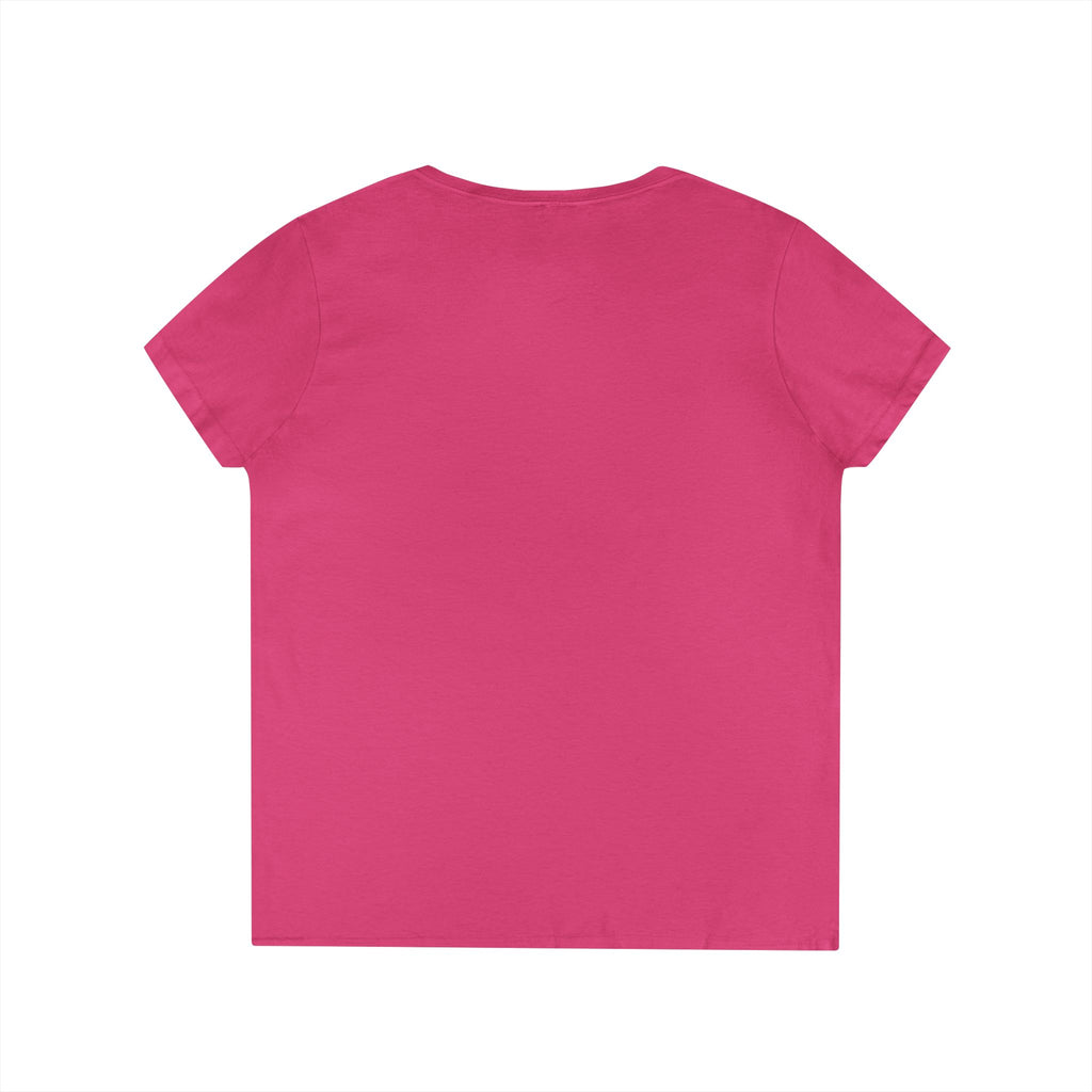 Halloween Coffee T‑Shirt — “Hocus Pocus I Need Coffee to Focus” Ladies' V‑Neck