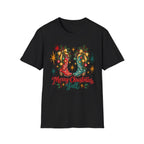 Christmas Cowboy Boots T-Shirt — "Merry Christmas Y’all" Holiday Tee