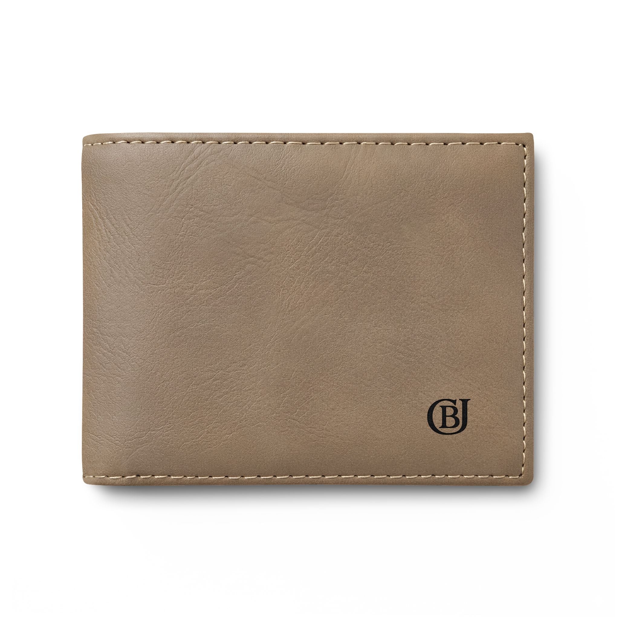 Slim Bi-Fold Wallet — Leather Flip Card Holder, Minimalist Everyday Wallet