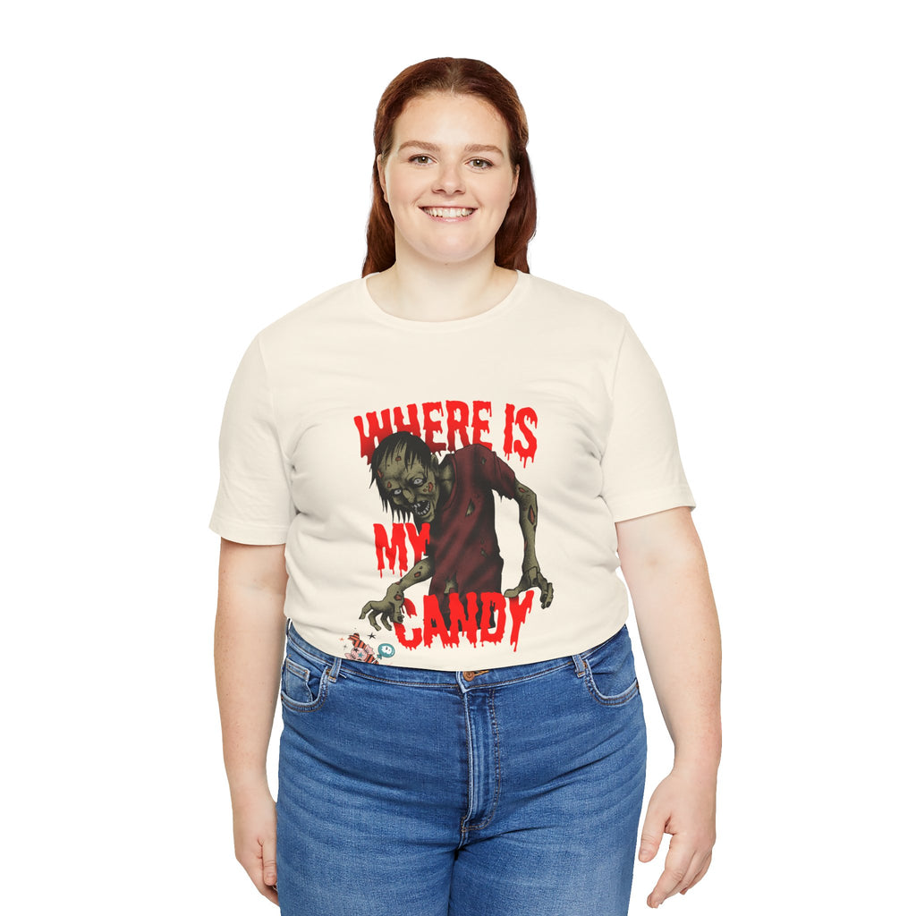 Where Is My Candy? Zombie Halloween Tee