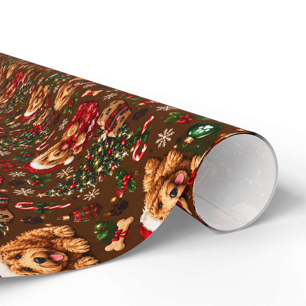 Golden doodle Christmas Wrapping Papers