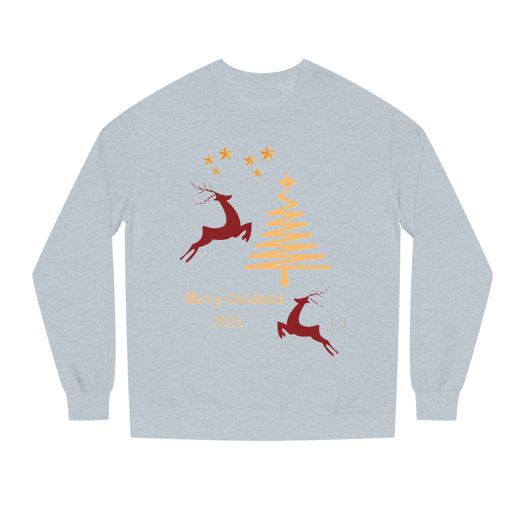 Christmas Reindeer Crewneck Sweatshirt - "Merry Christmas 2020" Holiday Sweater