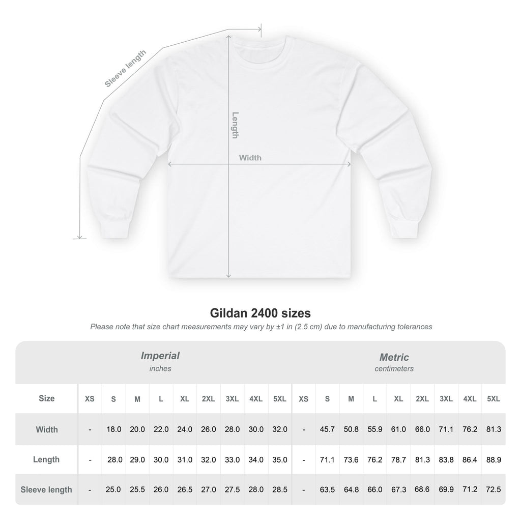 Merry and Bright Ultra Cotton Long Sleeve Tee