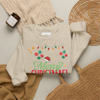 Merry Christmas Crewneck Sweatshirt — Festive Holiday Gift Sweater