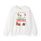 Merry Christmas Crewneck Sweatshirt — Festive Holiday Gift Sweater