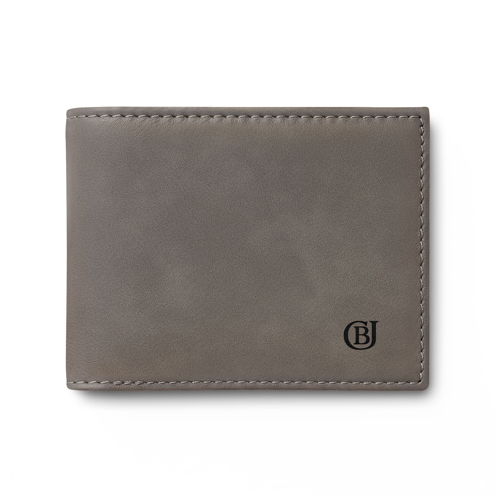 Slim Bi-Fold Wallet — Leather Flip Card Holder, Minimalist Everyday Wallet