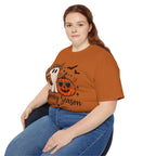 Spooky Season Tee — Cute Ghost & Jack-o'-Lantern Halloween Shirt