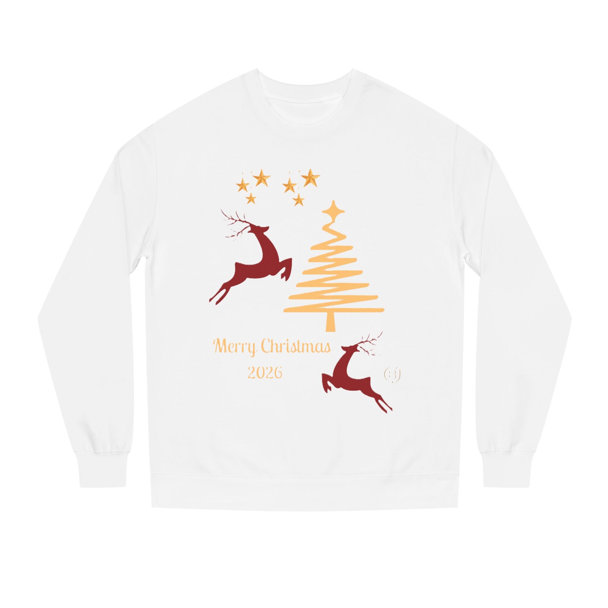 Christmas Reindeer Crewneck Sweatshirt - "Merry Christmas 2020" Holiday Sweater