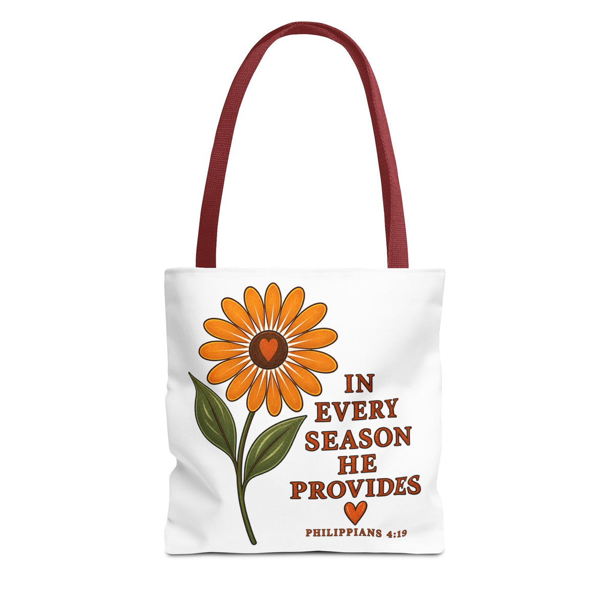 In Every Season He Provides  - Tote bag