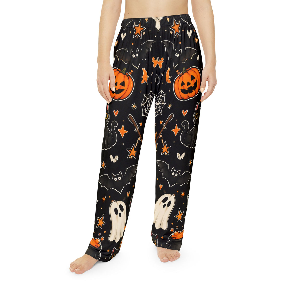 Ghost and black kitten Pajamas