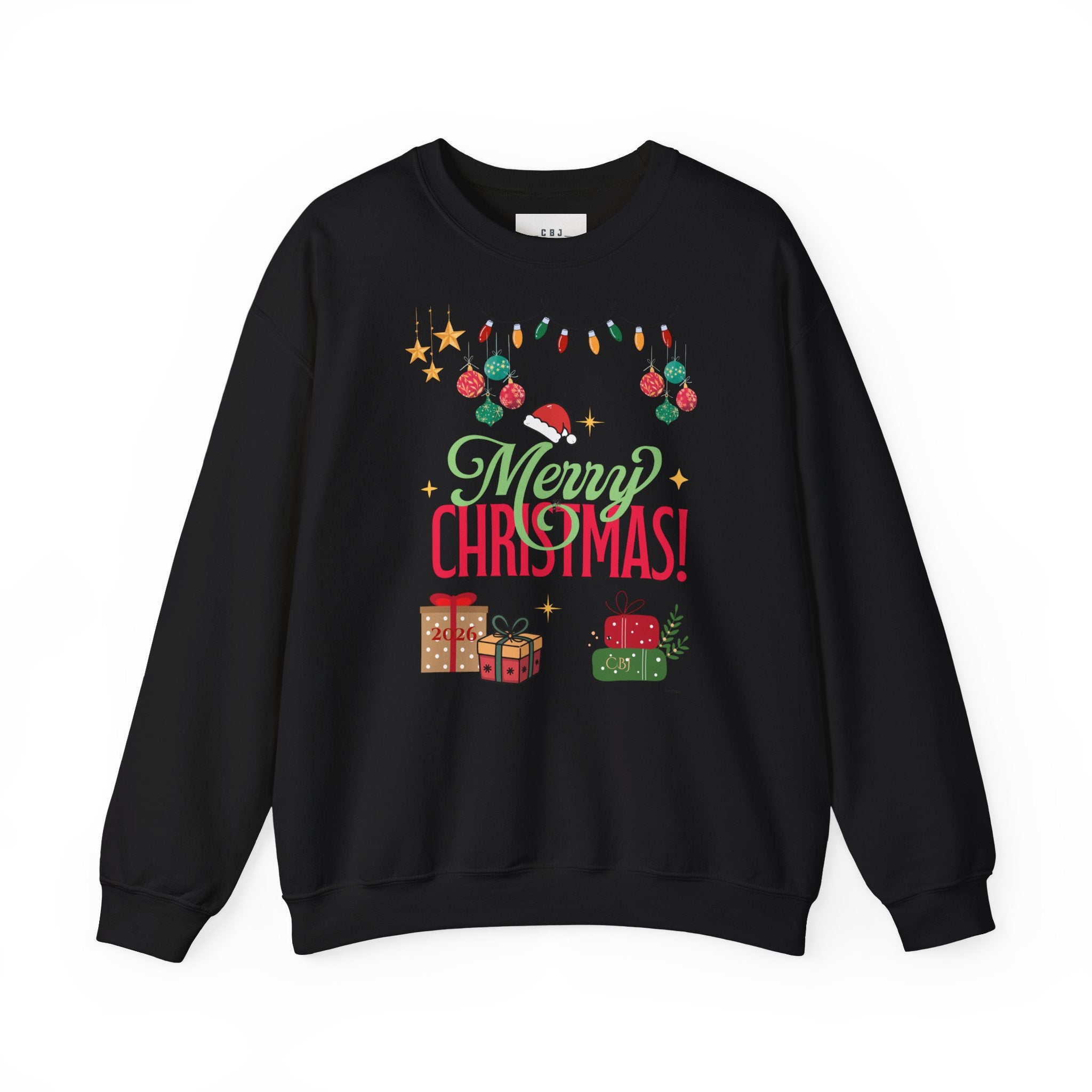 Merry Christmas Crewneck Sweatshirt — Festive Holiday Gift Sweater