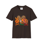 Leapard Heart pumkin scarf fall-Peace Love