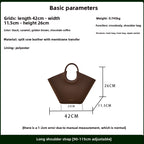 Genuine Leather Women's Bags Elegant Large Capacity