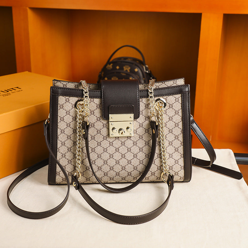 Genuine Leather Women's Bags Elegant Large Capacity